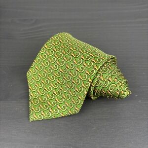 Bird Dog Bay Neckwear Men's Novelty Silk‎ Necktie Green Leaping Lizards Pattern